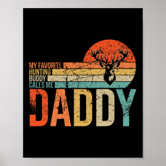Affiche Mon Épouse De Chasse Favorite M'Appelle Papa Love