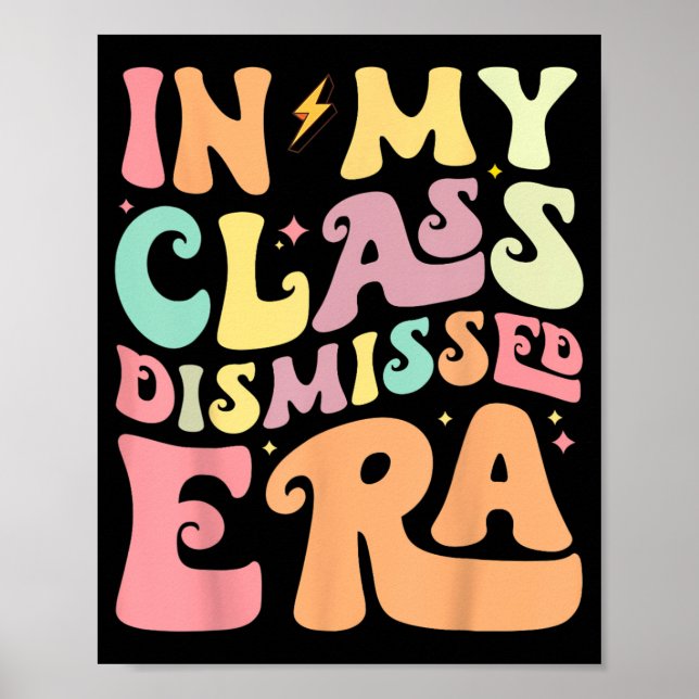 Affiche Mon Era Rejetée De Cl Joyeux Jour D'Enseignement À (Devant)