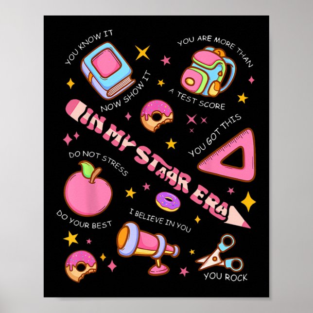 Affiche Mon Ere de l'étoile Motivation Test Jour d'essai F (Devant)