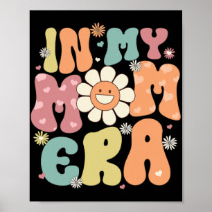 Affiche Mon ère maman Retro Super Mama Femmes Fête des mèr