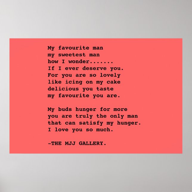 Affiche Mon favori (Devant)