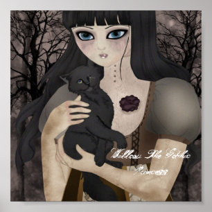 Affiche Mon félin noir borgne