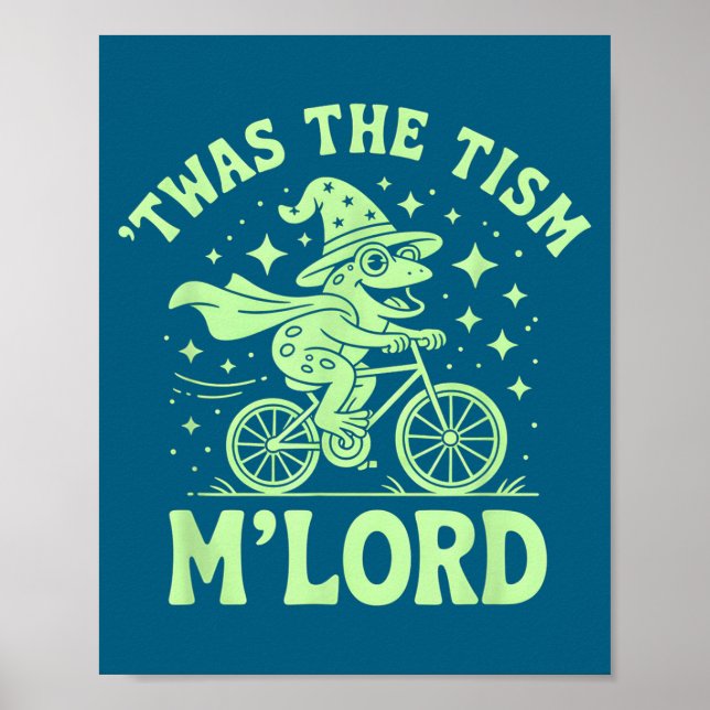 Affiche Mon fier Twas Tism M'lord Autisme (Devant)