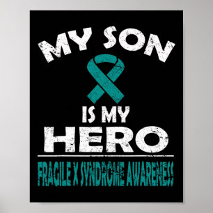 Affiche Mon fils est mon héros Sensibilisation au syndrome