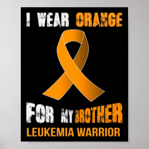 AFFICHE MON FRÈRE - MON GUERRIER DE LEUKEMIE