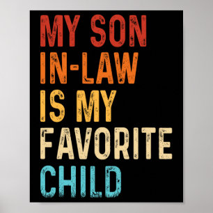 Affiche Mon gendre est mon enfant préféré Mères Pères