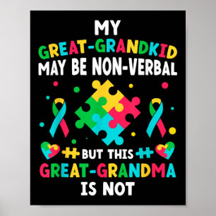 Affiche Mon grand-petit-enfant l'autisme grand grand grand