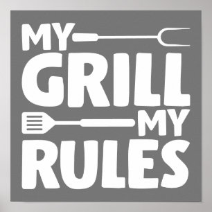 Affiche Mon Grill Mes règles