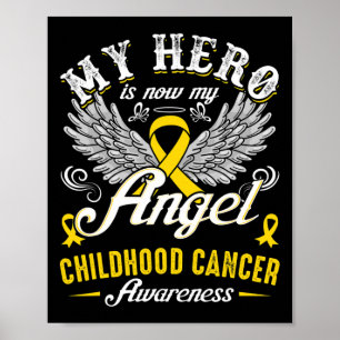 Affiche Mon Héros est maintenant mon Ange Sensibilisation