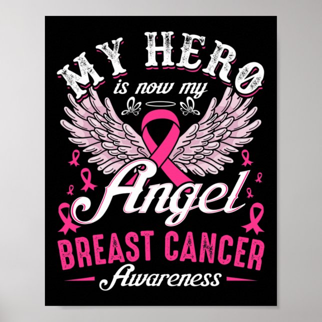 Affiche Mon Héros Est Maintenant Mon Ange Sensibilisation  (Devant)