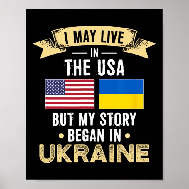 Affiche Mon histoire a commencé en Ukraine  (Devant)