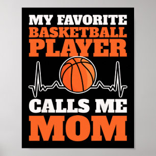 Affiche Mon Joueur Bysketbyll Favori M'Appelle Maman 4