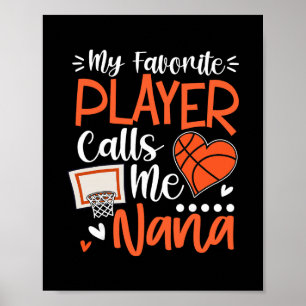 Affiche Mon joueur de basket préféré m'appelle Nana