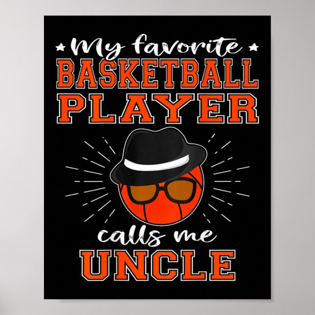 Affiche Mon joueur de basket préféré m'appelle oncle - Sp (Devant)