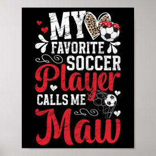 Affiche Mon Joueur De Football Favori Maw Football Maw Gra