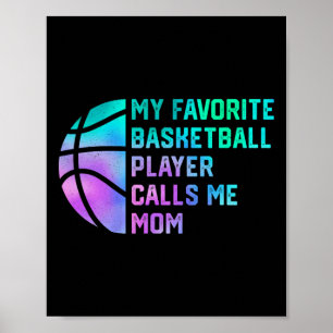 Affiche Mon joueur de squelette préféré m'appelle Maman 2
