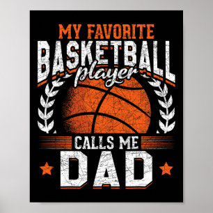 Affiche Mon Joueur favori Bysketbyll Me Appelle Papa Byske