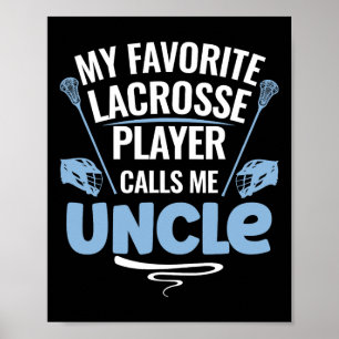 Affiche Mon Lecteur De Crosse Préféré M'Appelle Oncle