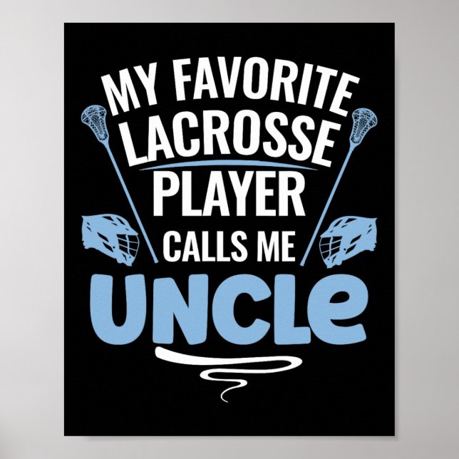 Affiche Mon Lecteur De Crosse Préféré M'Appelle Oncle (Devant)