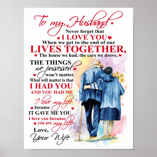 Affiche Mon mari (Devant)