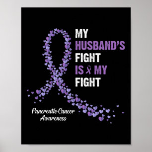 Affiche Mon mari combat mon cancer du pancréas combat