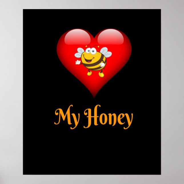 Affiche Mon Miel Sauvez Le Cadeau Des Abeilles (Devant)