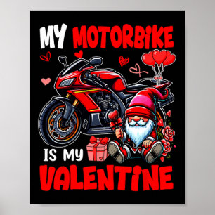 Affiche Mon Motard Est Mon Amant De La Saint-Valentin Gnom