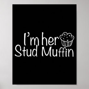 Affiche Mon muffin stud sexy Application drôle pour couple