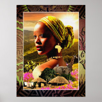 Affiche Mon Nom Est Afrique