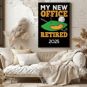 Affiche Mon nouveau bureau : Retraité 202x