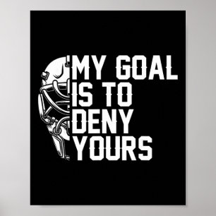 Affiche Mon objectif est de nier le vôtre Drôle de fan de