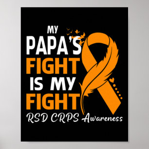 Affiche Mon Papa's Fight Is My Fight Rsd Crps Sensibilisat
