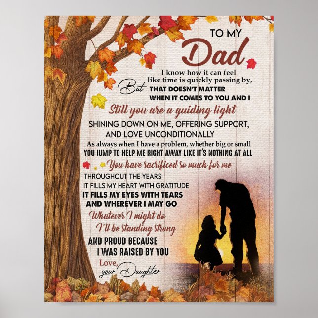 Affiche Mon Père Donne À Mon Père Je Sais Comment Il (Devant)