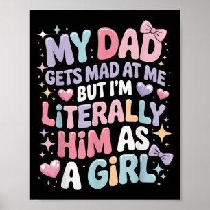 Affiche Mon Père Est Fâché Contre Moi, Mais Je Suis Littér