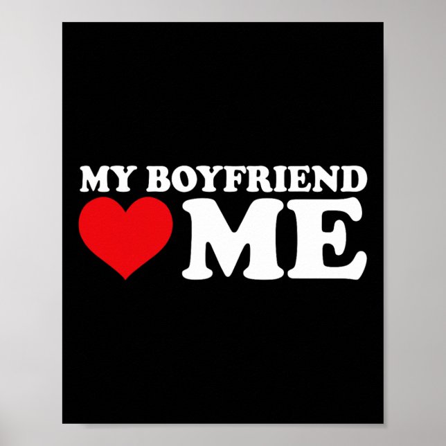 Affiche Mon Petit Ami M'Aime J'Aime Mon Petit Ami Bf Valen (Devant)