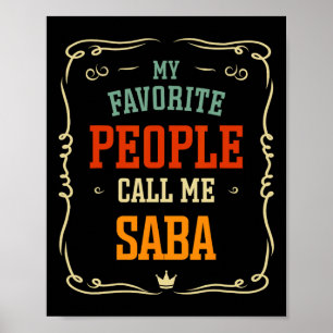 Affiche Mon peuple favori m'appelle Saby Père&#; s Jour