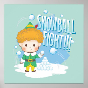 Affiche Mon pote, l'Elf Snowball combat !