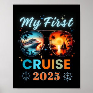 Affiche Mon premier bateau croisière vacances 2025 famille