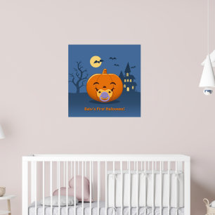 Affiche Mon premier Citrouille de pacificateur Halloween