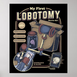 Affiche Mon premier kit d'entrée de lobotomie