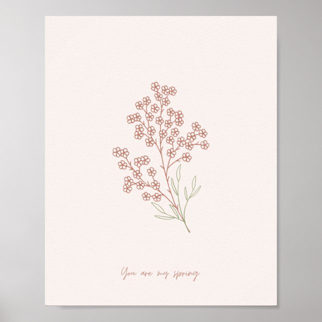 Affiche Mon printemps (Devant)
