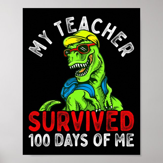 Affiche Mon Professeur A Survécu 100 Jours De Moi 100 Jour (Devant)