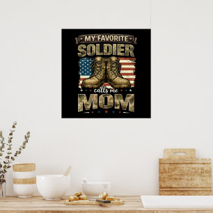 Affiche Mon soldat préféré m'appelle maman
