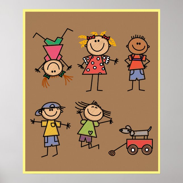 Affiche Mon temps de jeu pour les enfants (Devant)