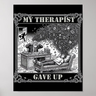 Affiche Mon thérapeute a abandonné la psychologie de la sa