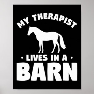 Affiche Mon Thérapeute Vit Dans Une Étoile À Cheval Équest