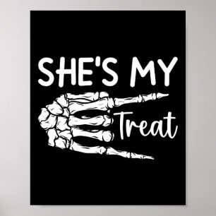 Affiche Mon traitement Squelette correspondant Costume d'H
