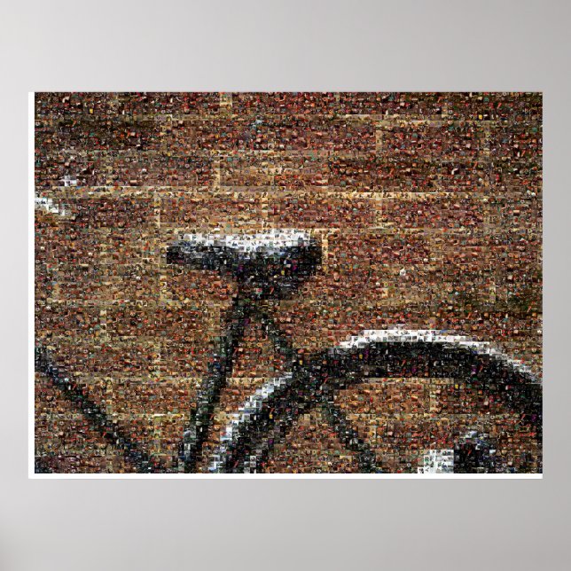 Affiche mon vélo de vélo. (Devant)