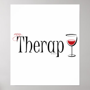 Affiche Mon (vin) thérapie