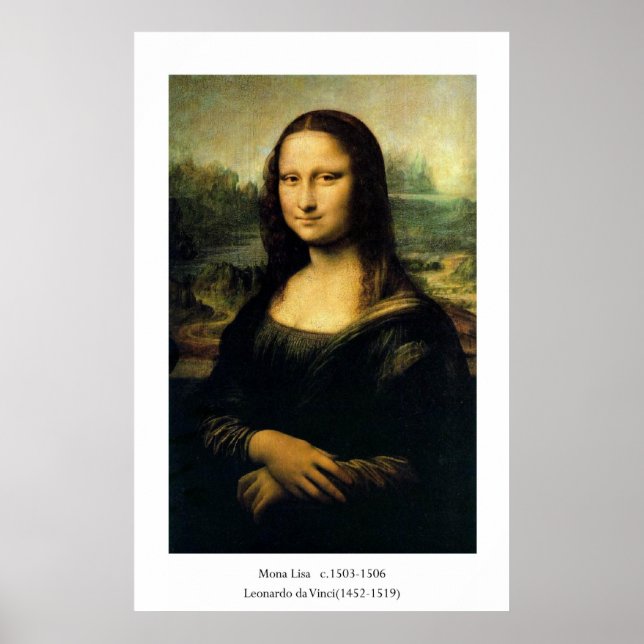 Affiche Mona Lisa by Leonardo Da Vinci (Devant)